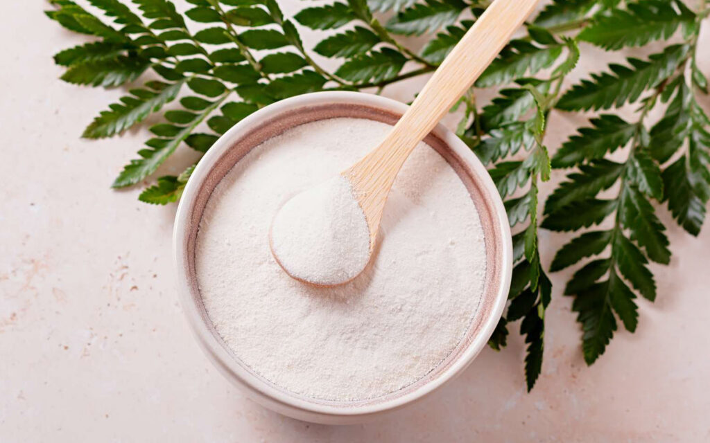 Collagen Powder in a Bowl